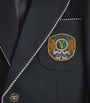 Valentino Garavani Black Virgin Wool Crest Blazer
