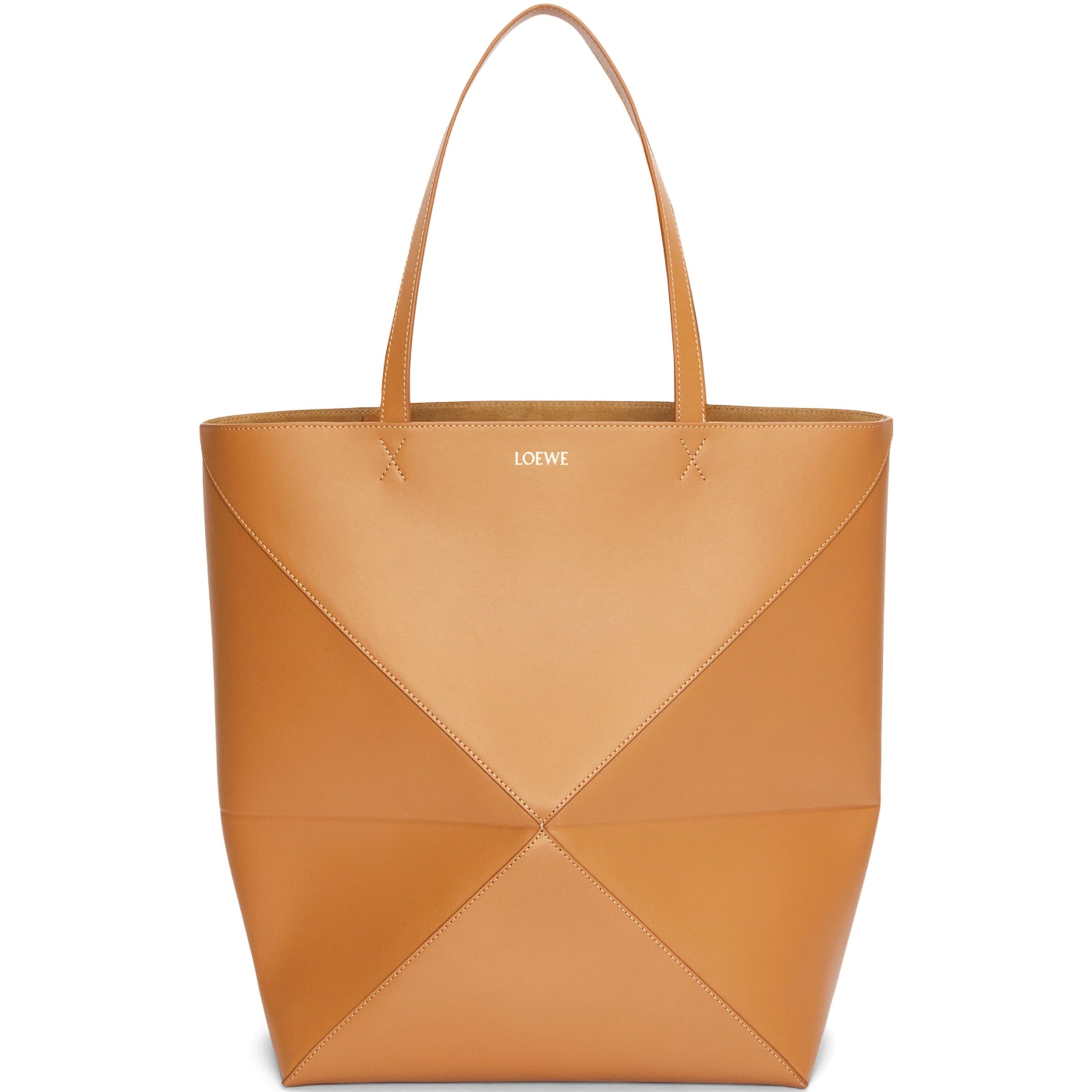 LOEWE XL Leather Puzzle Fold Tote Bag