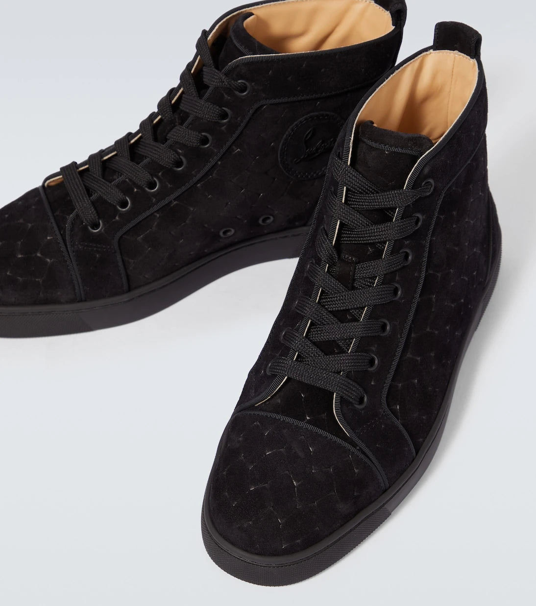 Christian Louboutin - Louis suede high-top sneakers