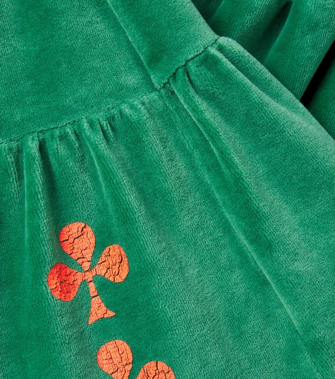 Bobo Choses - Printed tiered cotton terry skirt