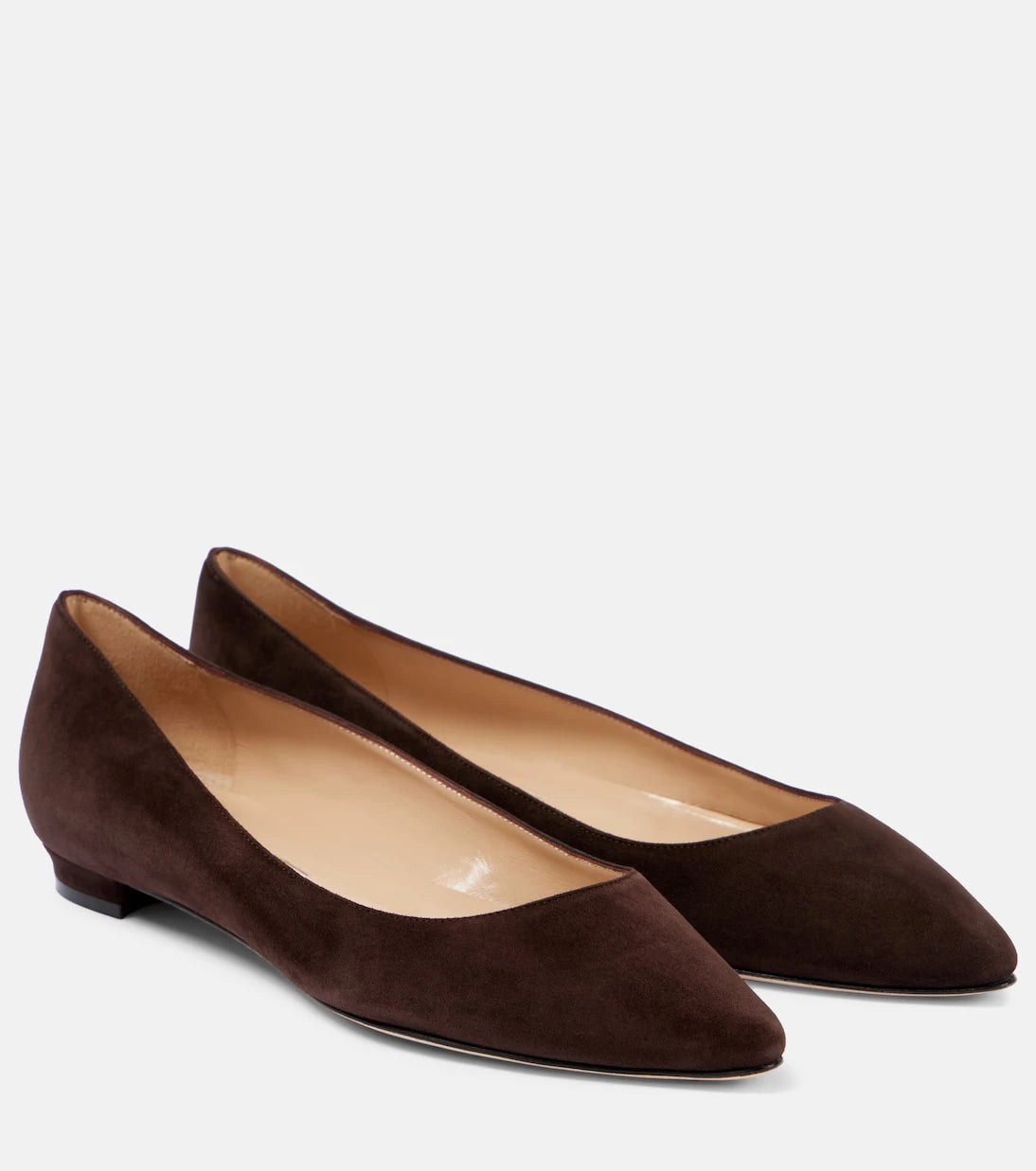 Manolo Blahnik - Lanza BB suede ballet flats