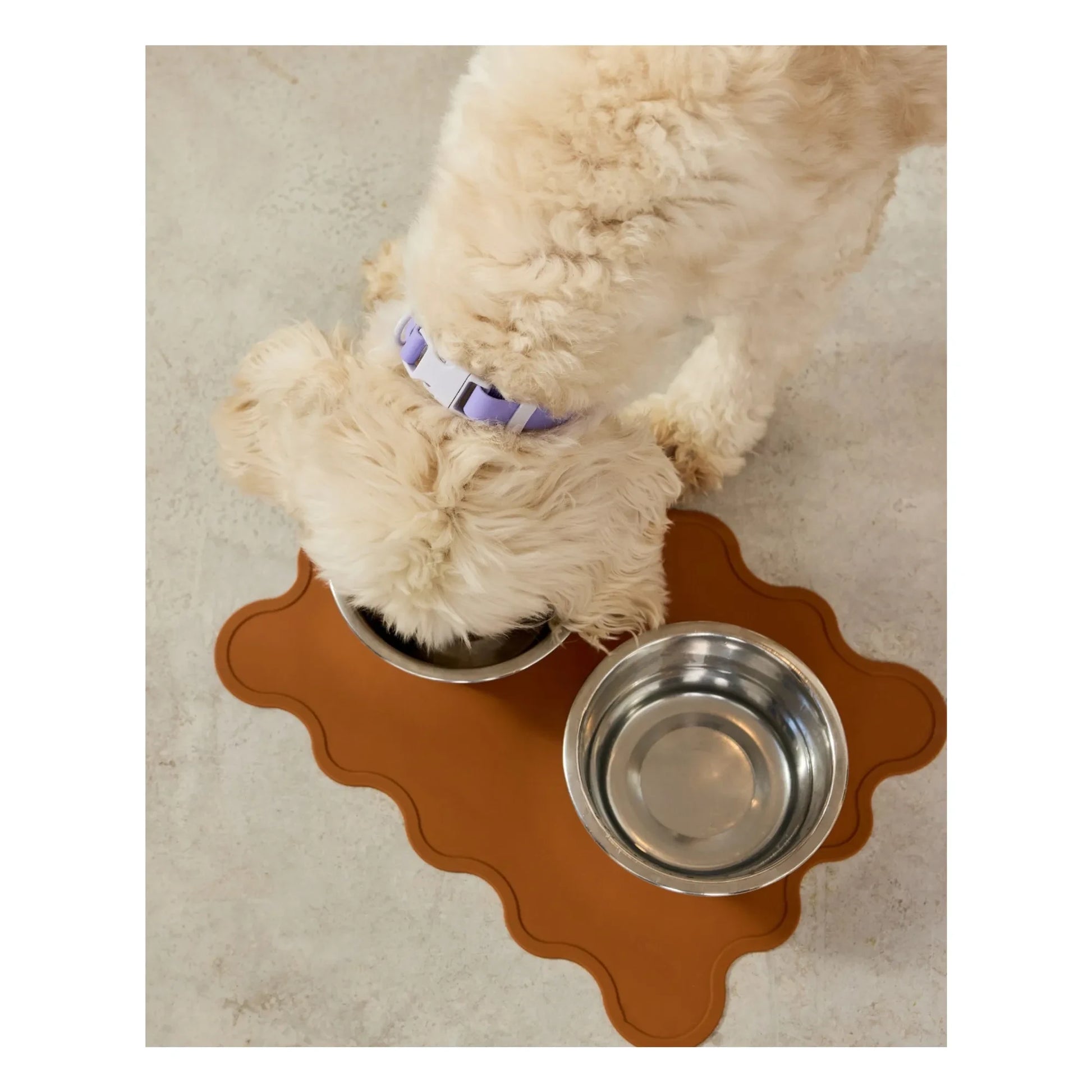 Approved by Fritz - Bowl mat | Chocolate