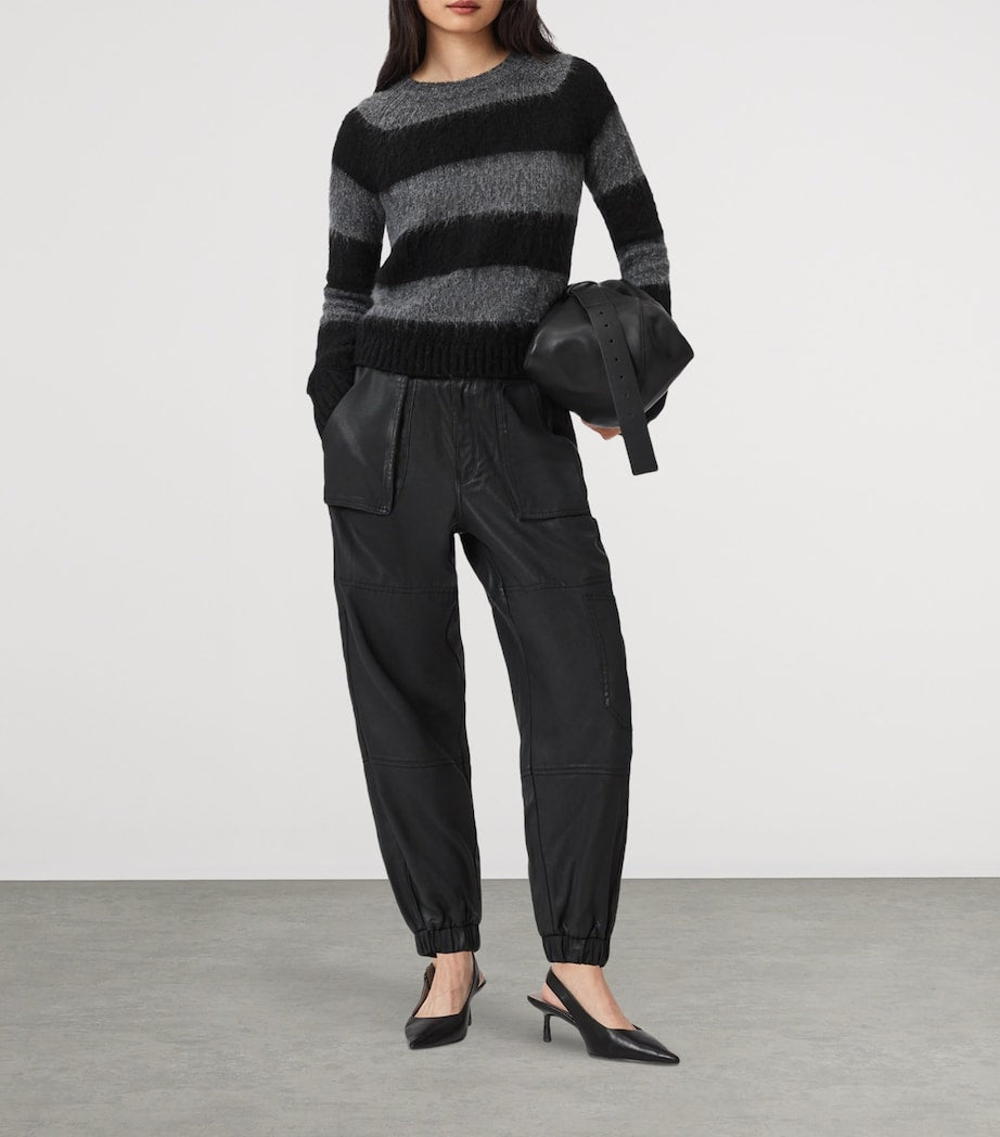 Waxed Denim Mila Cargo Trousers