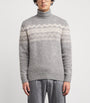 Eleventy Multi Cashmere-Blend Jacquard Sweater