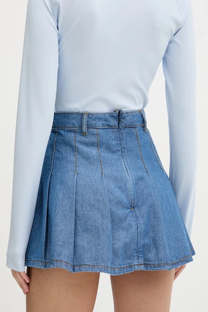 adidas Originals denim pileli etek