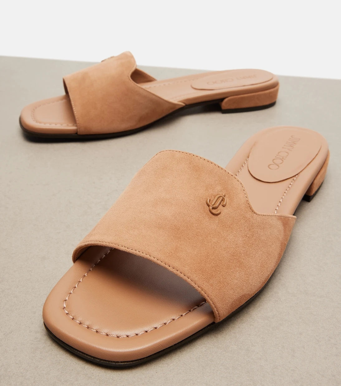 Jimmy Choo - Dina suede slides
