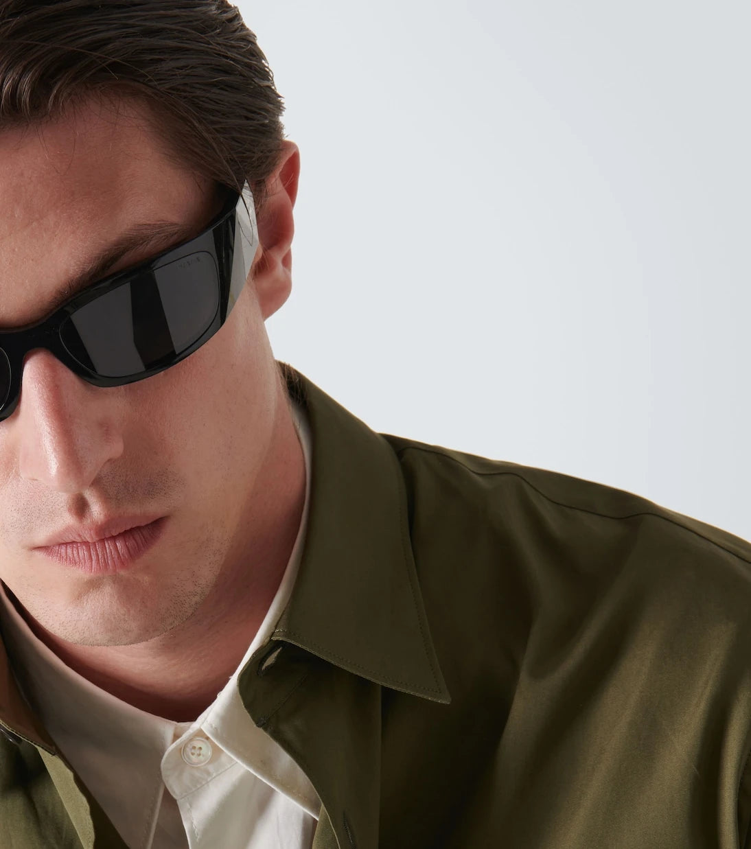 Prada - Prada Symbole rectangular sunglasses