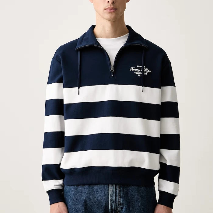 Tommy Hilfiger erkek pamuklu sweatshirt