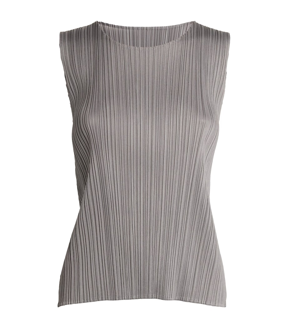 Grey Basics Sleeveless Top