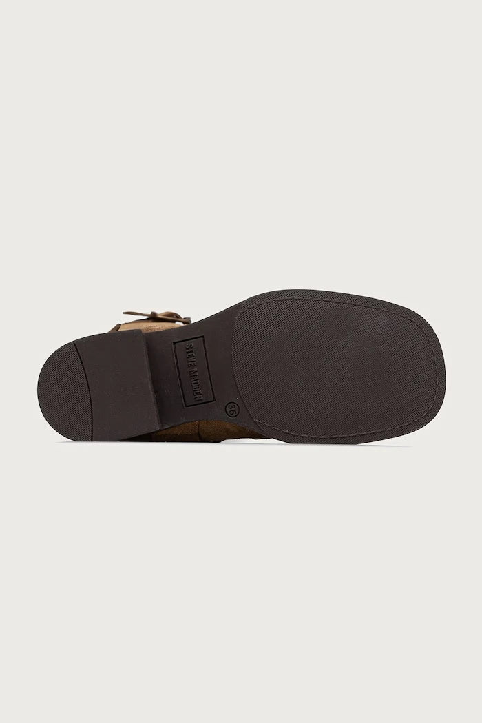 Steve Madden diz altı kadın süet çizmeleri Bonetta