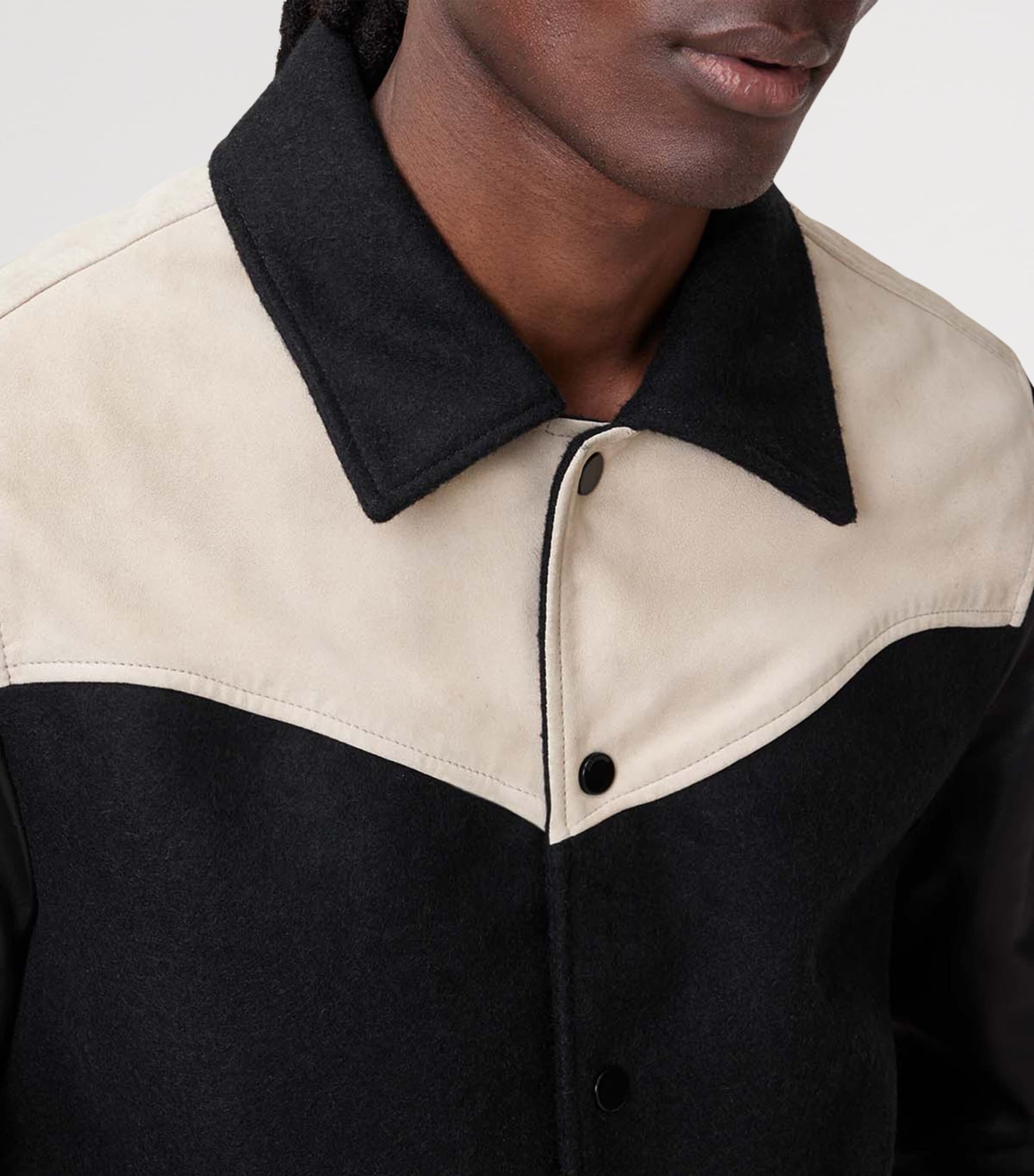AllSaints Multi Leather-Trim Endleton Bomber Jacket