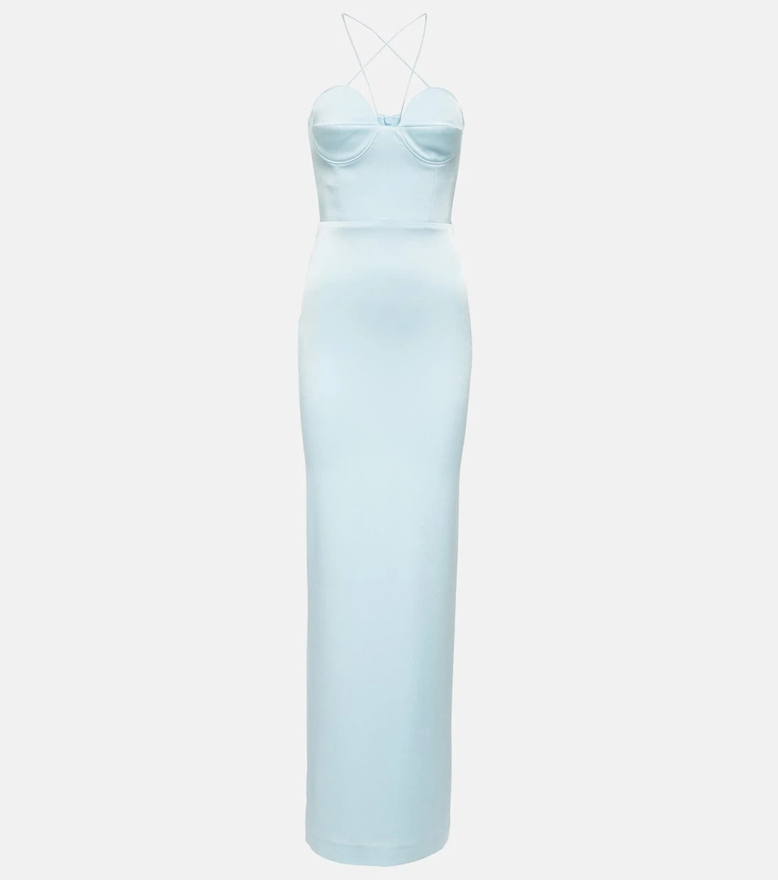 Alex Perry - Conley satin crêpe maxi dress