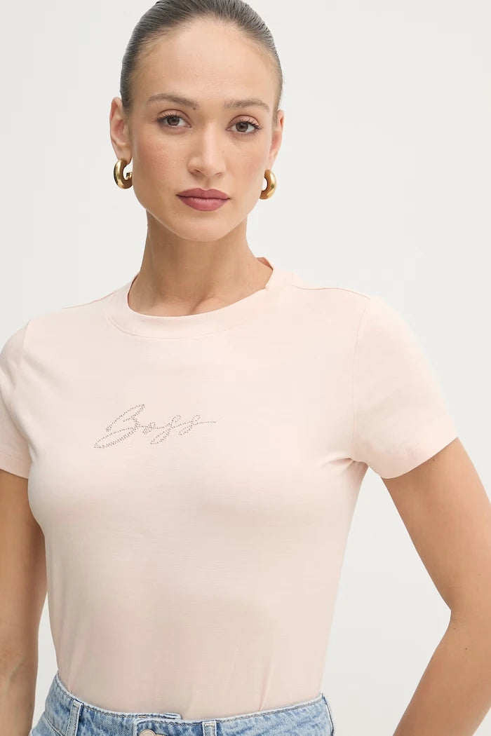 BOSS Orange тениска дамска от памук C Esogo 2 MA crystal