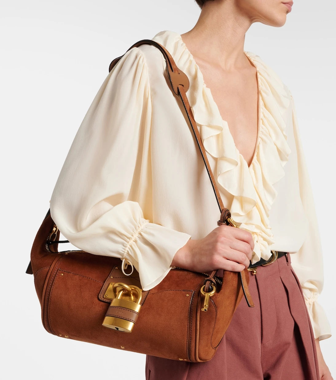 Chloé - Paddington Small suede shoulder bag