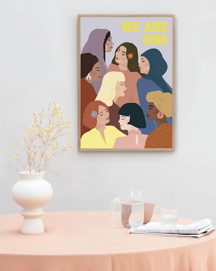 Vissevasse Постер We Are One 50x70 cm