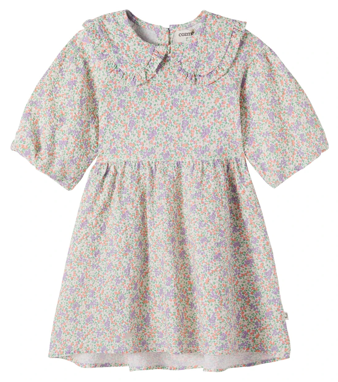 Cozmo - Clove floral cotton dress