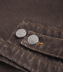 Sunflower Brown Garment-Dyed Worker Denim Jacket