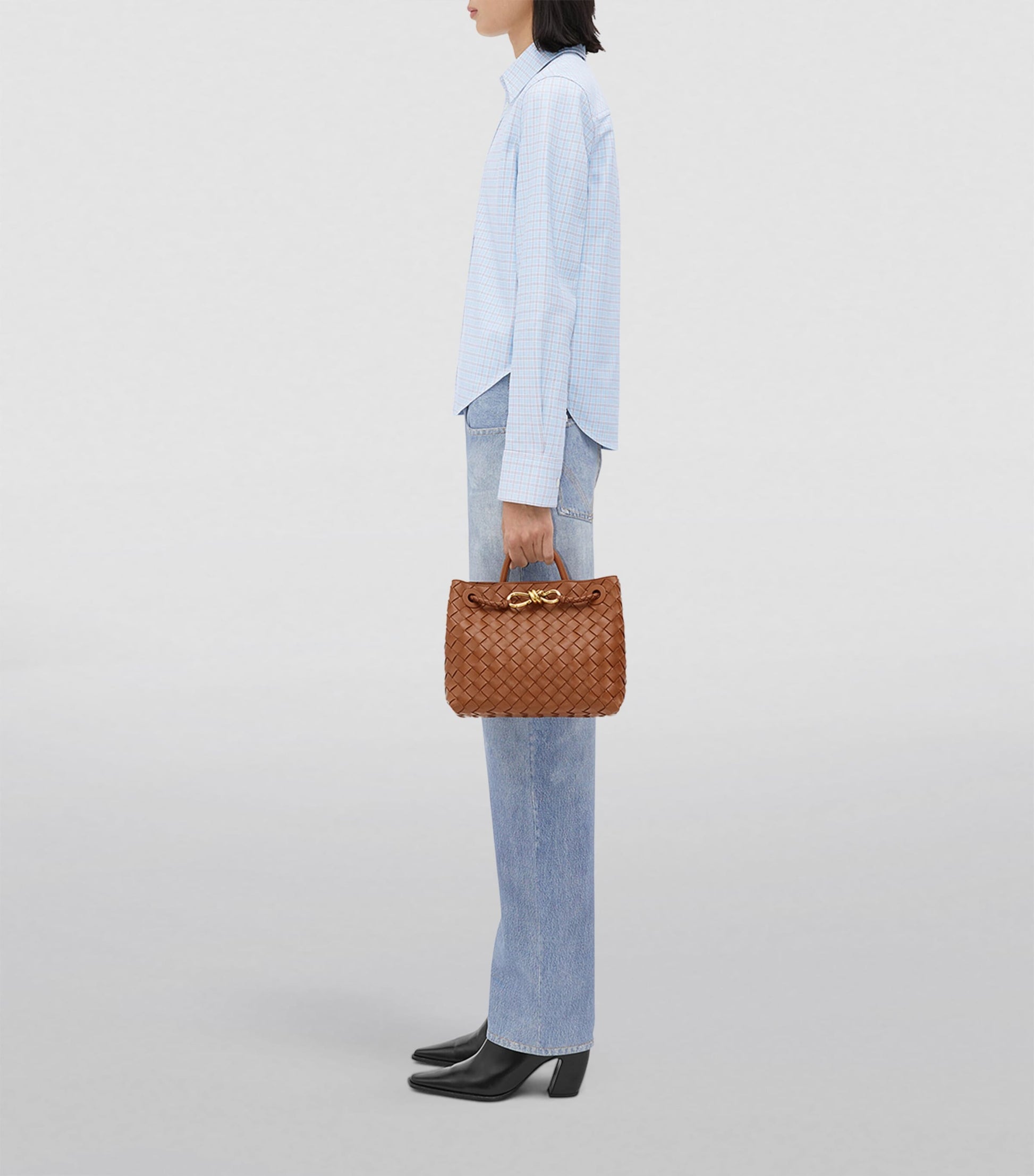 Bottega Veneta Small Leather Andiamo Shoulder Bag