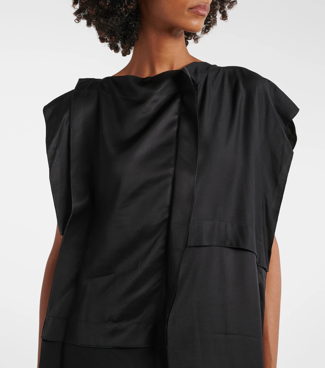 MM6 Maison Margiela - Gathered midi dress