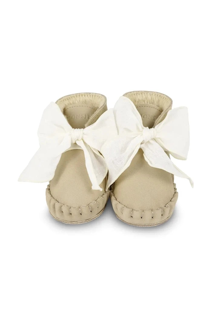 Бебешки кожени обувки Donsje Pina Organza Booties