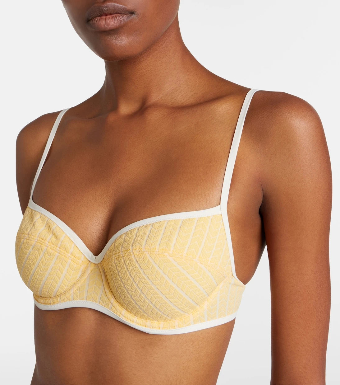 Eres - Coconut striped bikini top