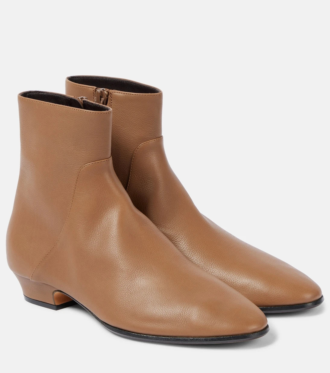 The Row - Awar 25 leather ankle boots