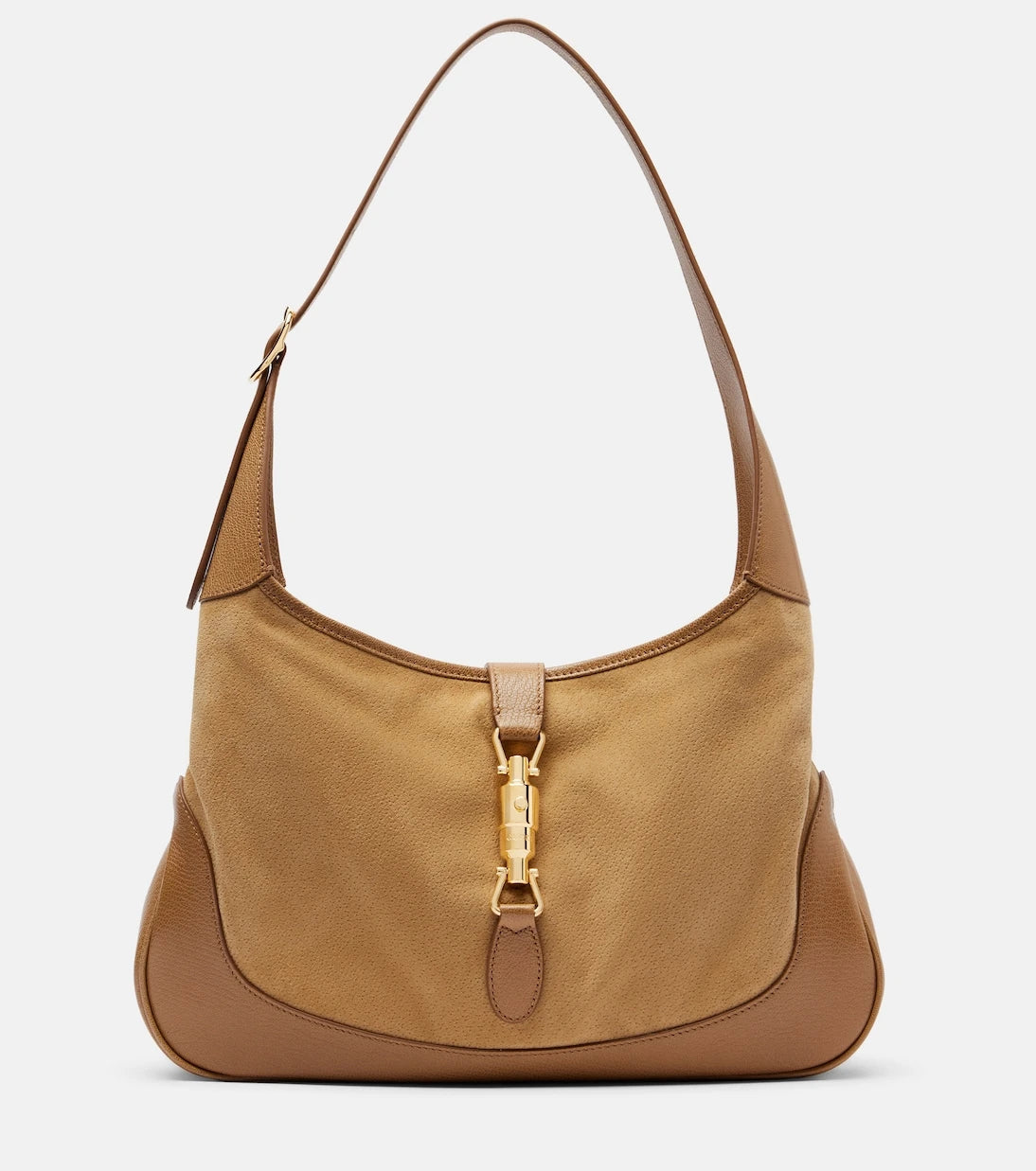 Gucci - Gucci Jackie 1961 Medium suede shoulder bag