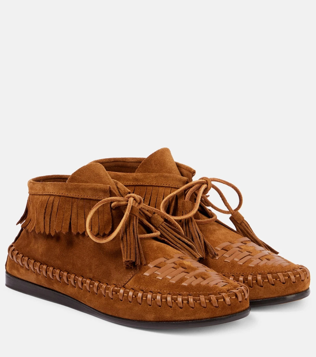 Isabel Marant - Felsa fringed suede ankle boots