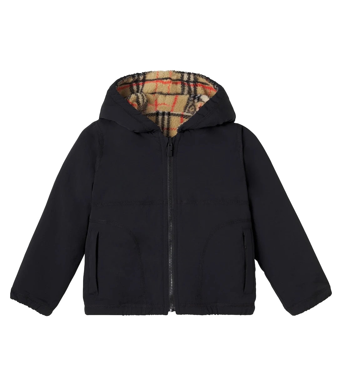Burberry Kids - Burberry Check reversible teddy jacket