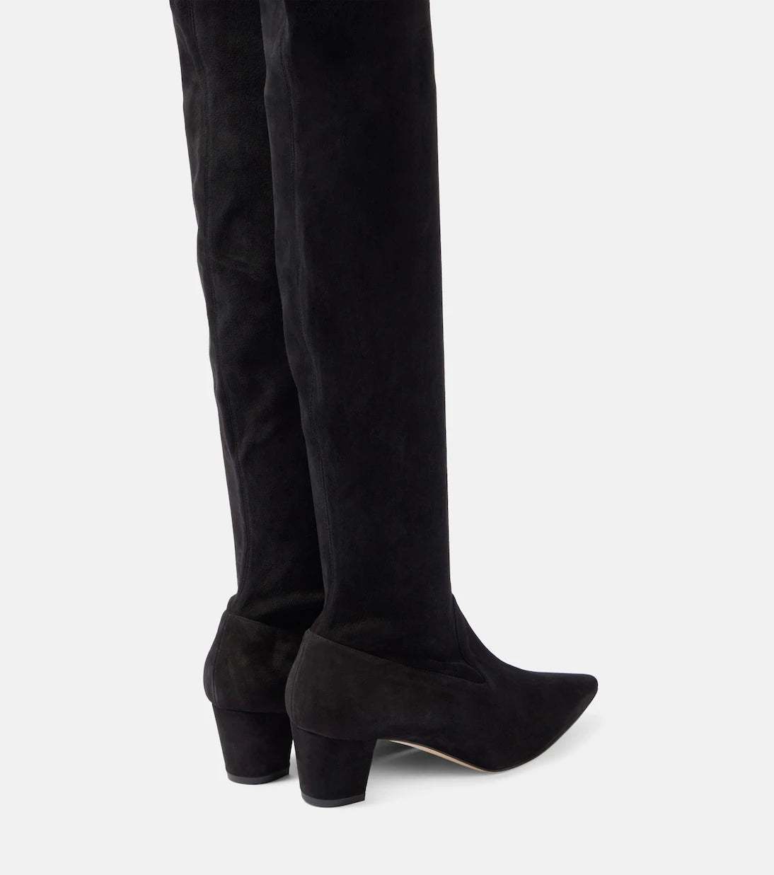 Manolo Blahnik - Lupasca 55 suede over-the-knee boots