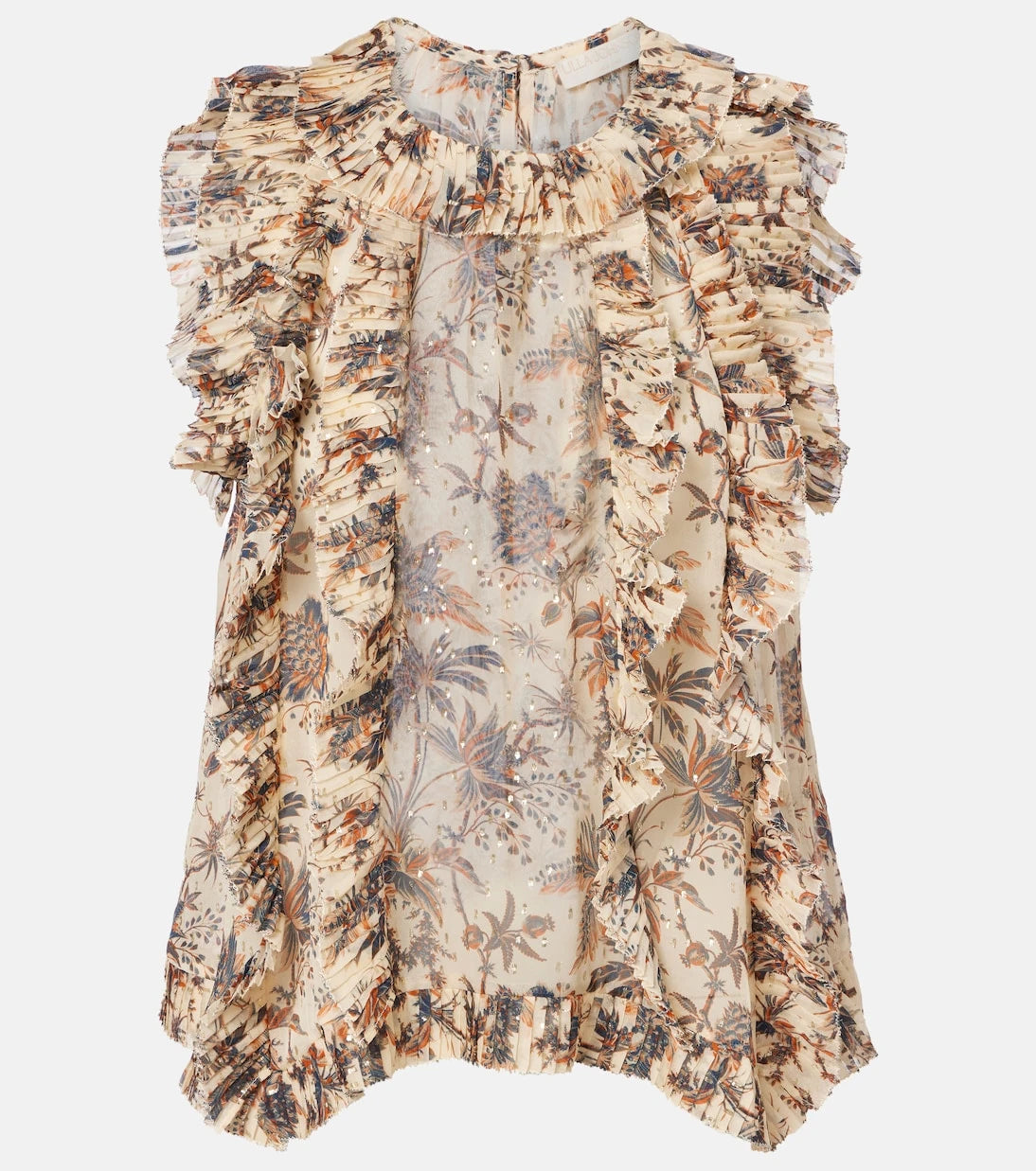 Ulla Johnson - Sabra printed silk-blend chiffon top