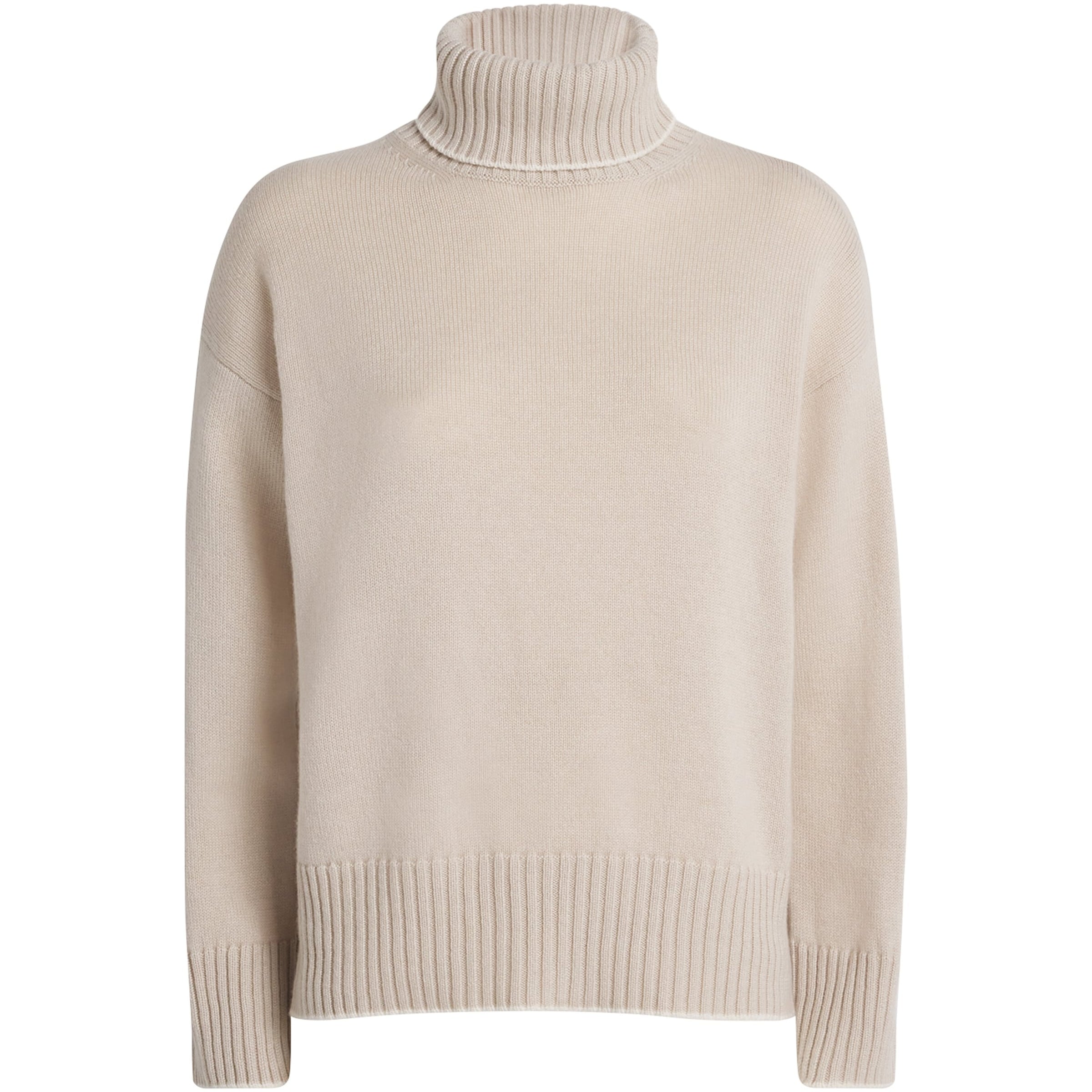 Eleventy Beige Cashmere Rollneck Sweater