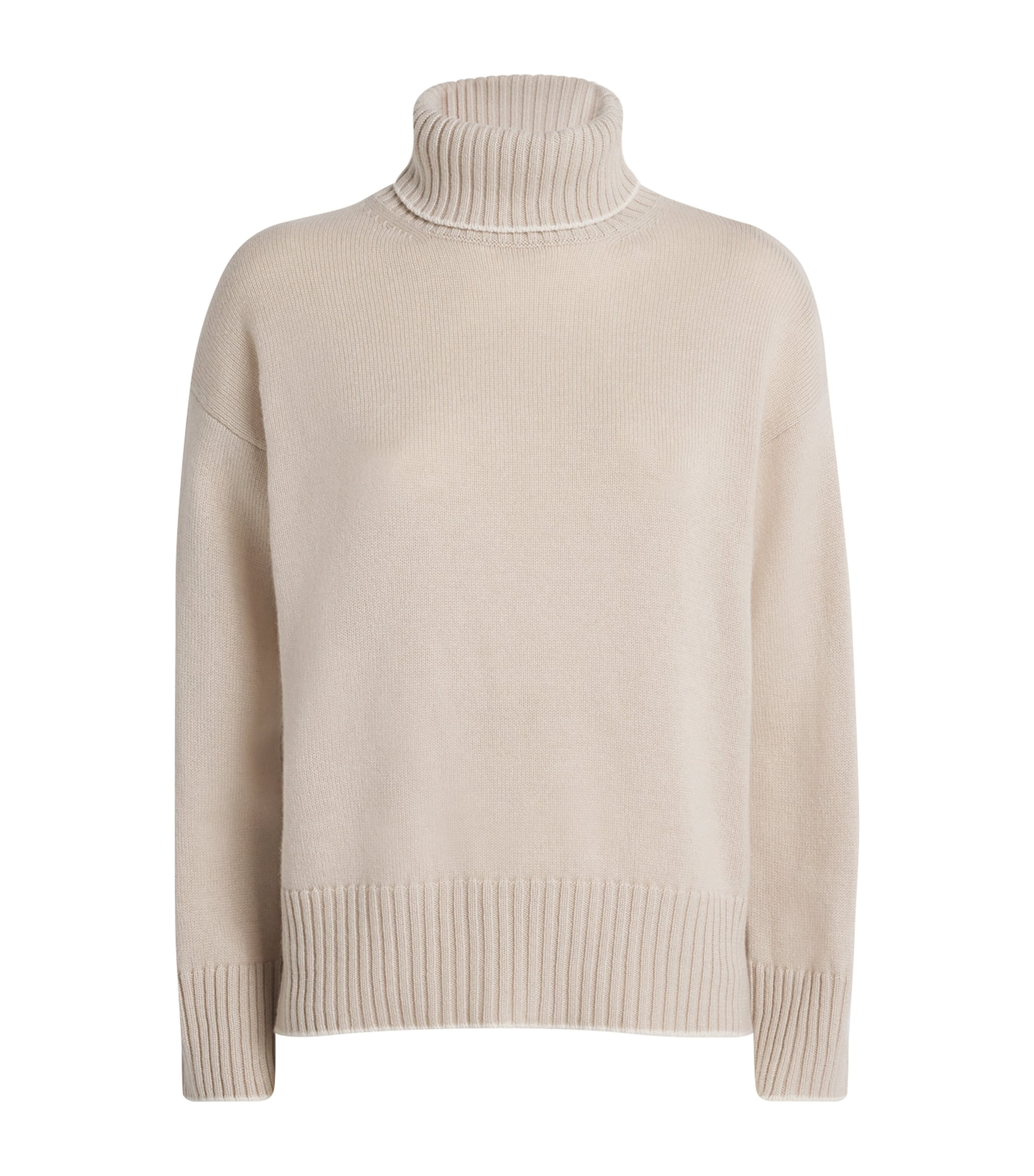 Eleventy Beige Cashmere Rollneck Sweater