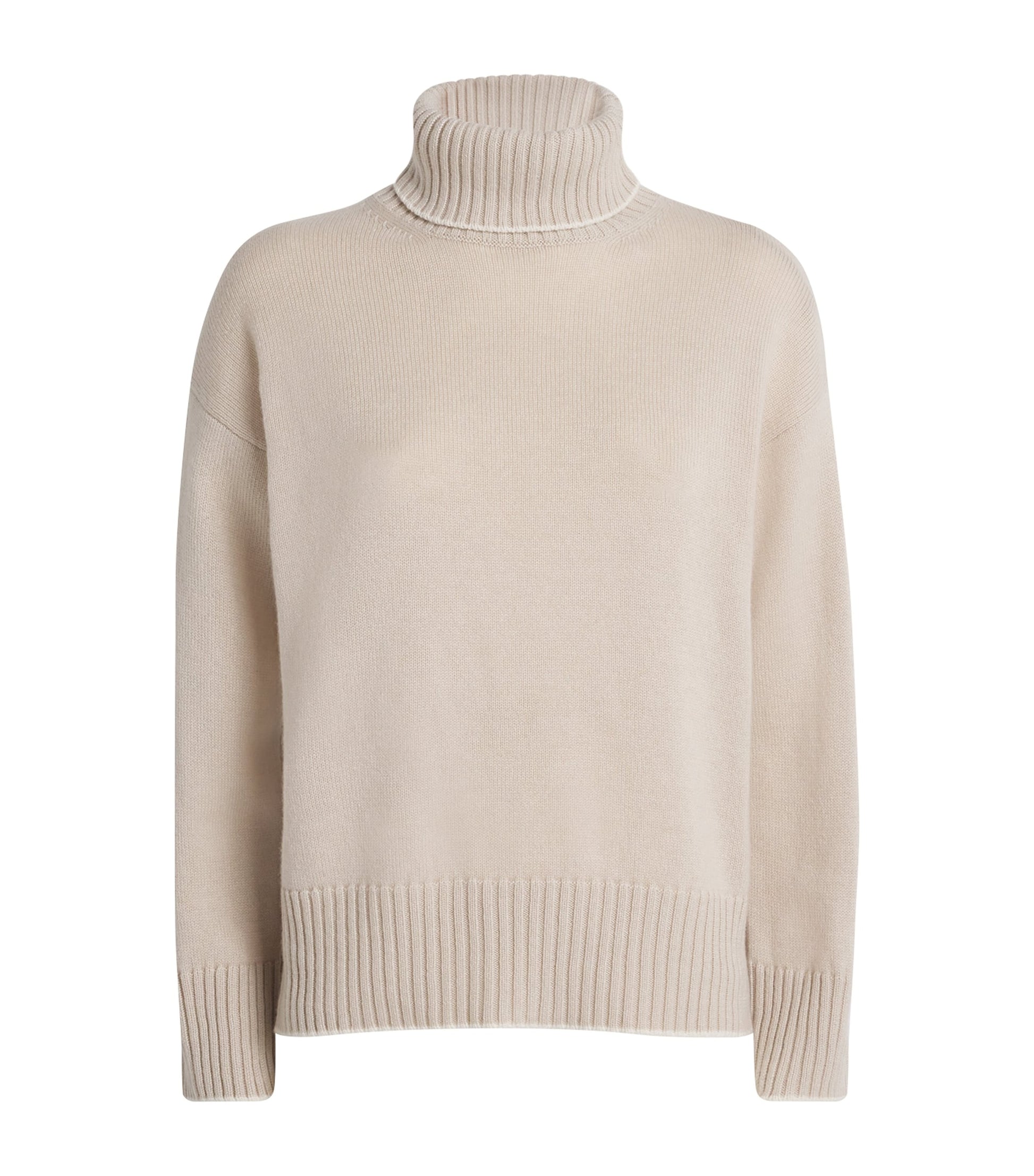 Eleventy Beige Cashmere Rollneck Sweater