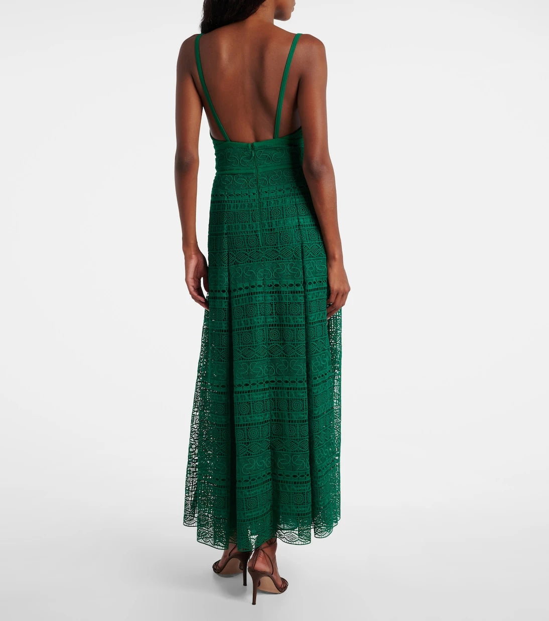 Elie Saab - Macramé midi dress
