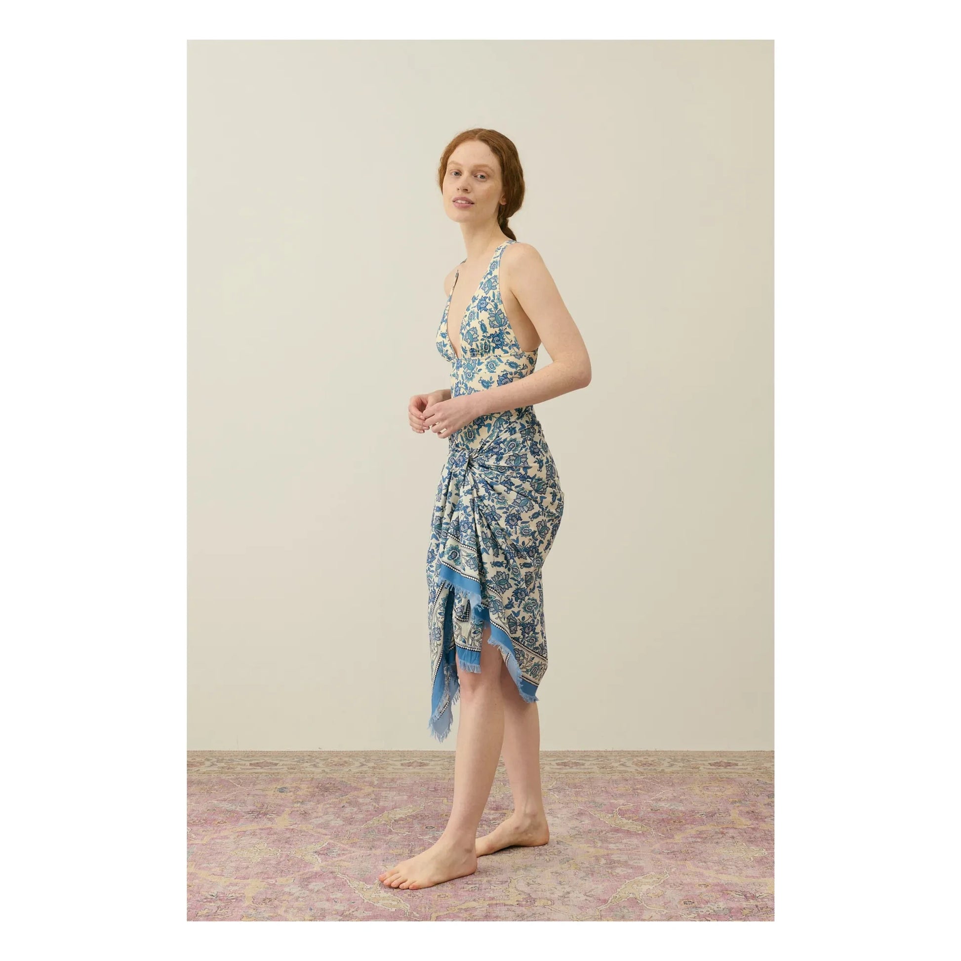 Louise Misha - Playa Scarf - Women's Collection | Blue