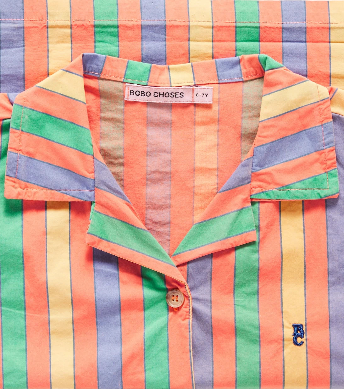 Bobo Choses - Striped cotton-blend shirt