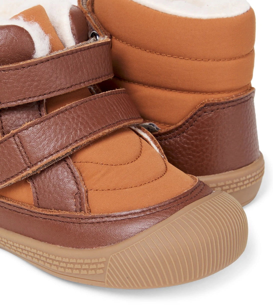 Wheat - Tex leather-trimmed boots