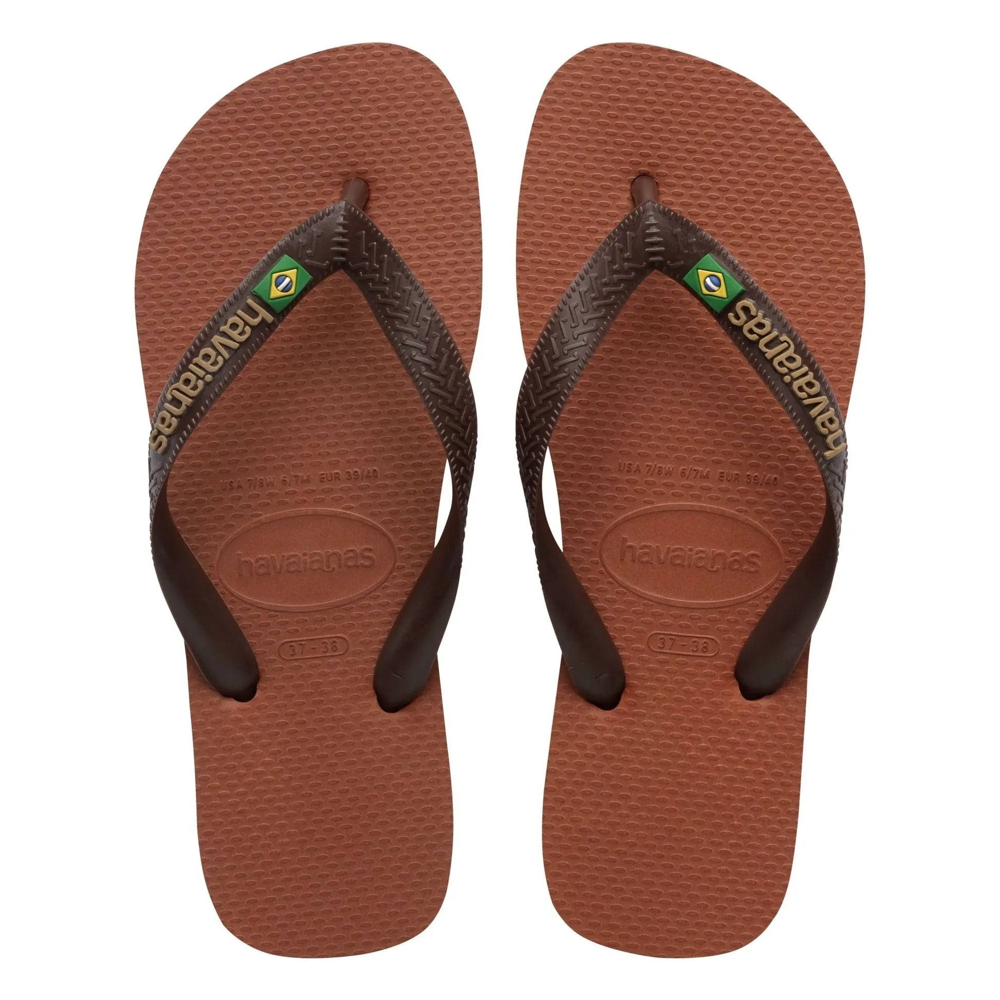 Havaianas - Brasil Logo flip-flops | Brown