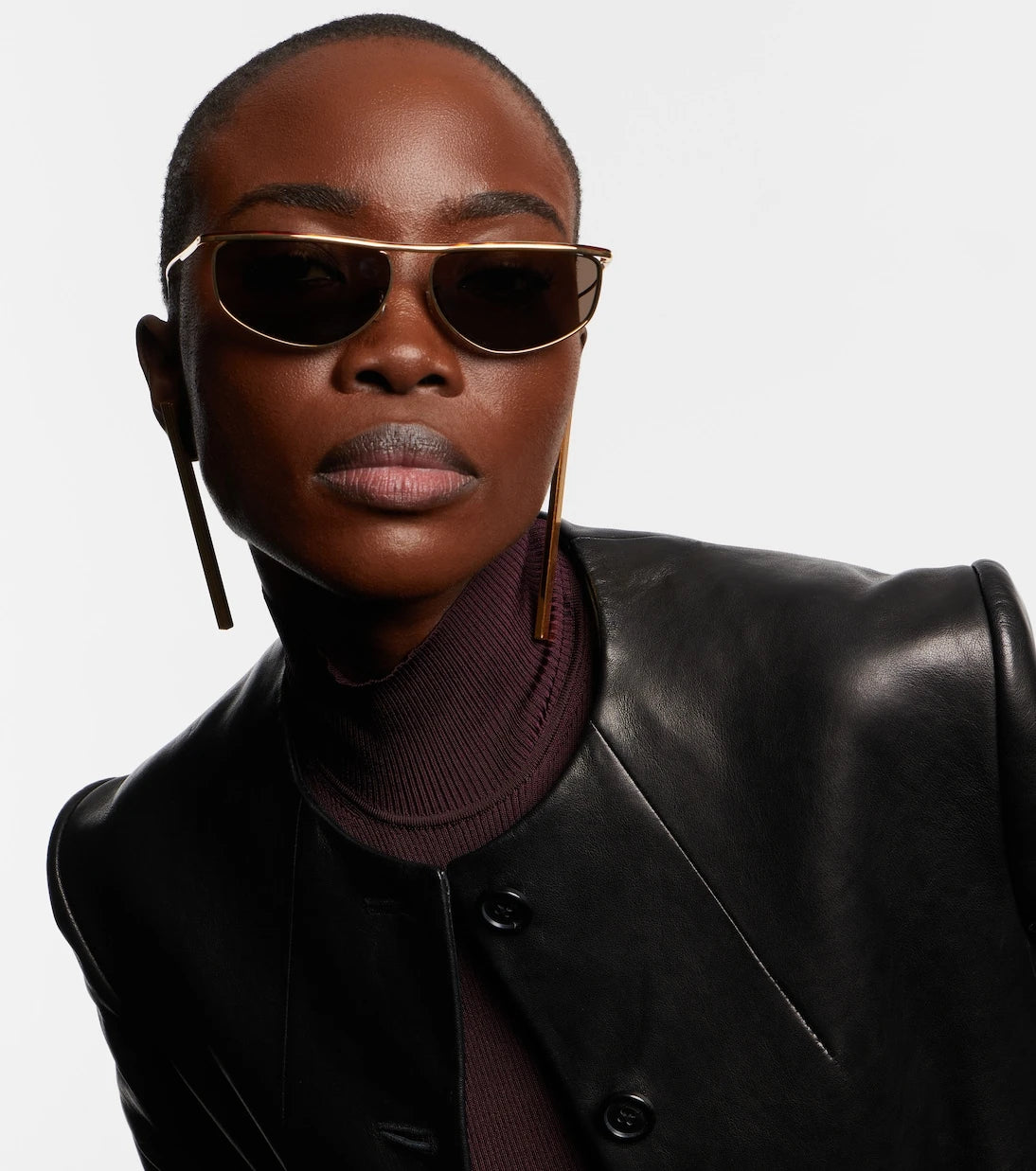 Khaite - x Oliver Peoples 1986C flat-top sunglasses