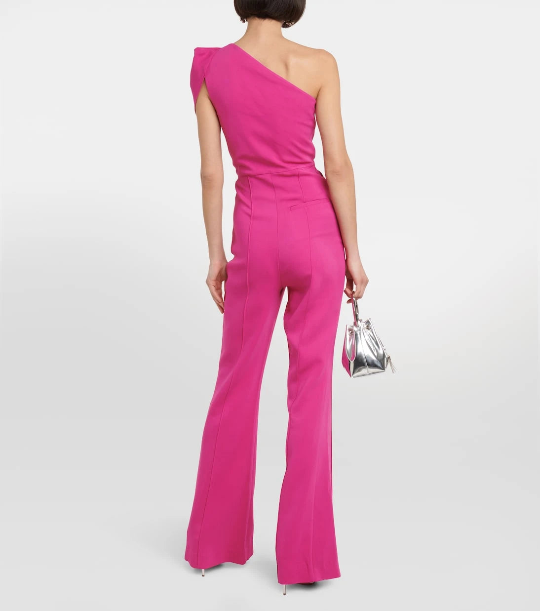 Roland Mouret - Asymmetric crêpe jumpsuit
