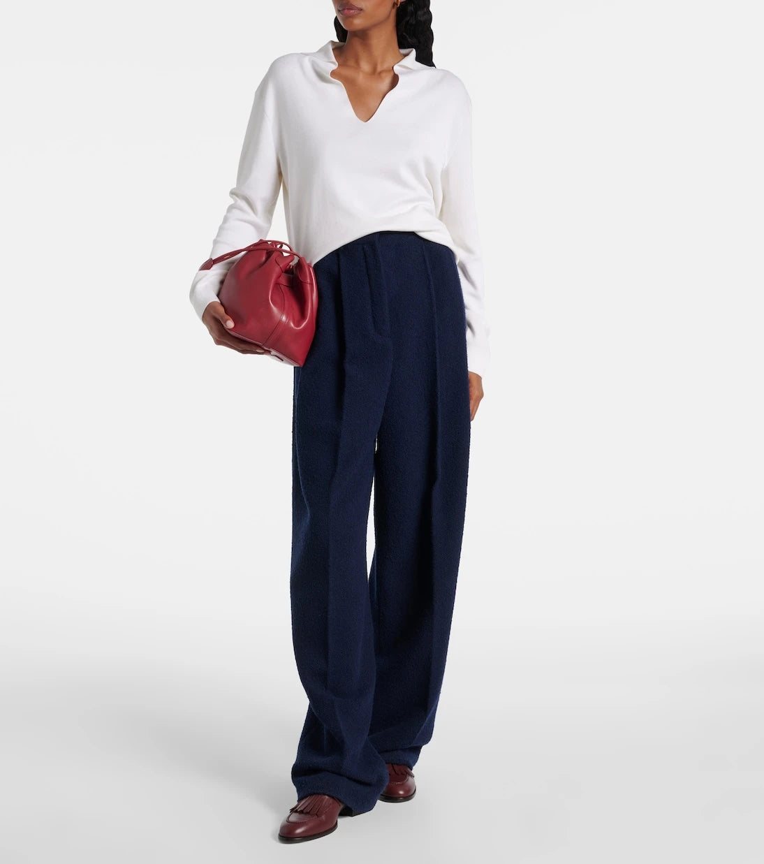 Loro Piana - Silk and cotton polo sweater