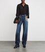 Stella McCartney Blue Chain Tassel Straight-Leg Jeans