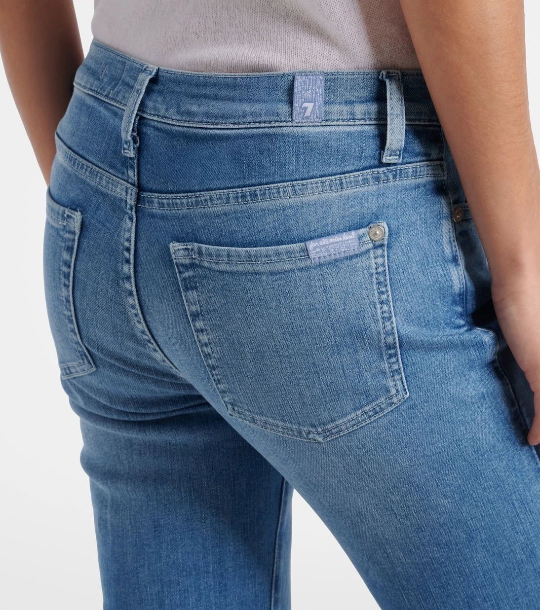 7 For All Mankind - Dojo cropped flared jeans