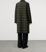 LOEWE Black Wool-Blend Reversible Overcoat