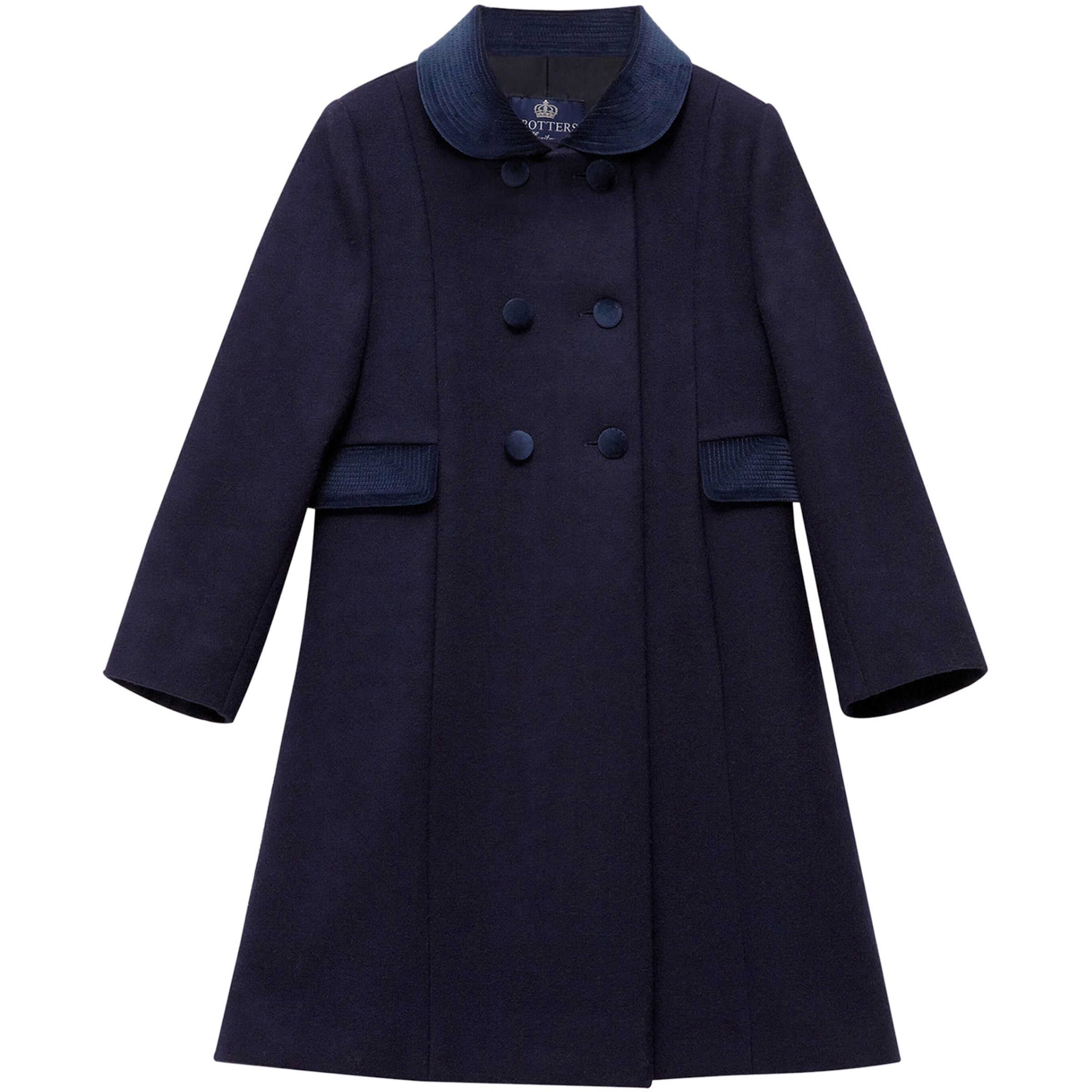Wool Double-Breasted Coat (2-5 Years)