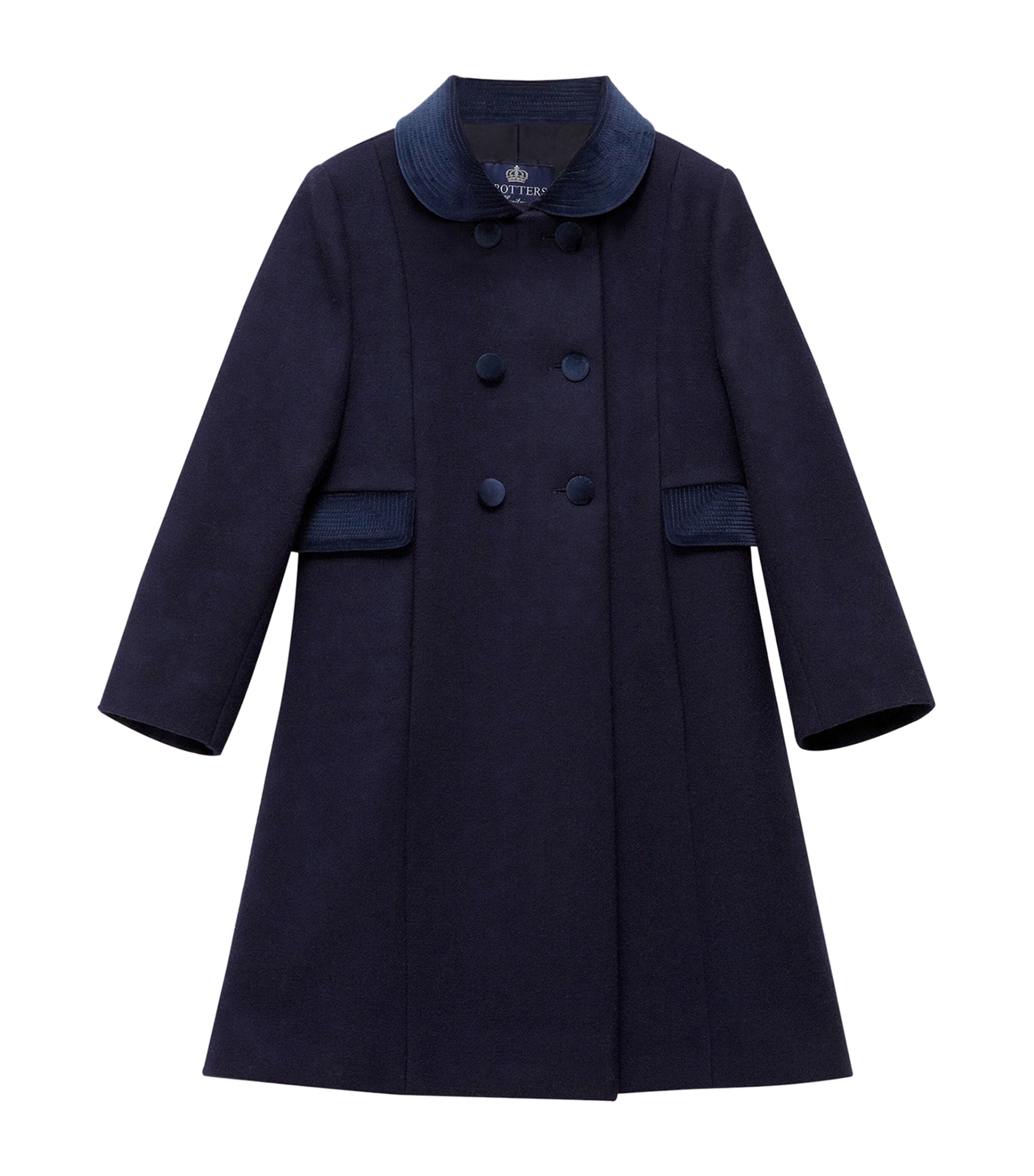 Wool Double-Breasted Coat (2-5 Years)
