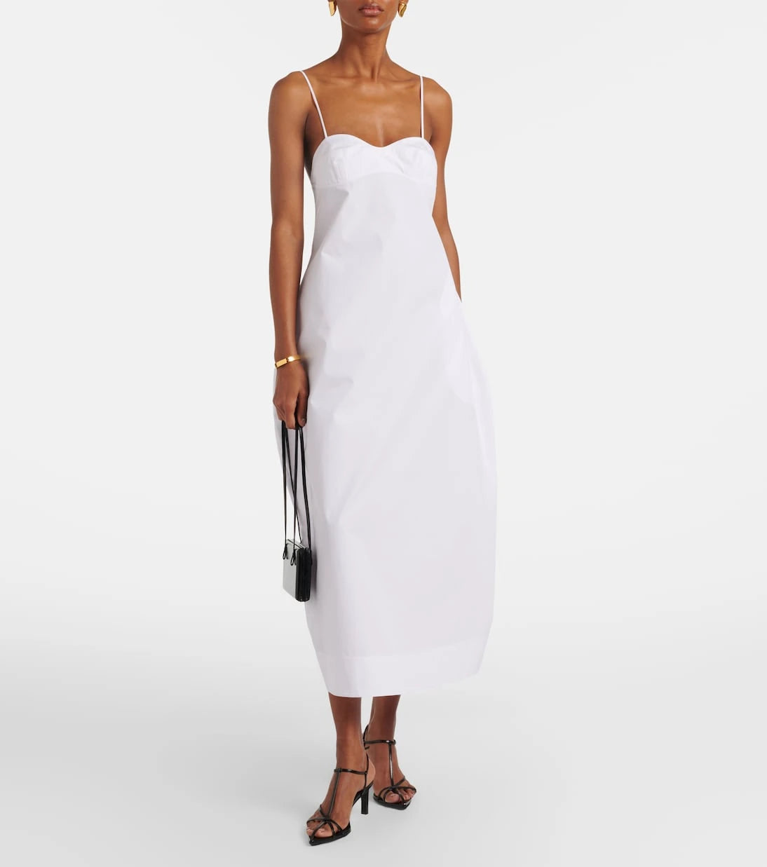 Róhe - Cotton bustier dress