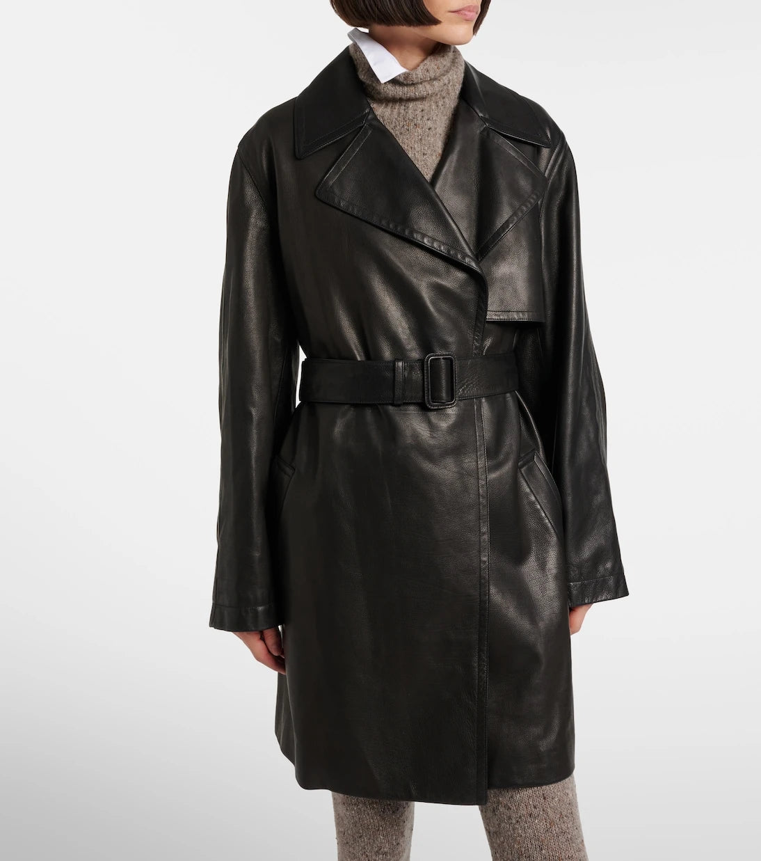 The Row - Siempra leather coat