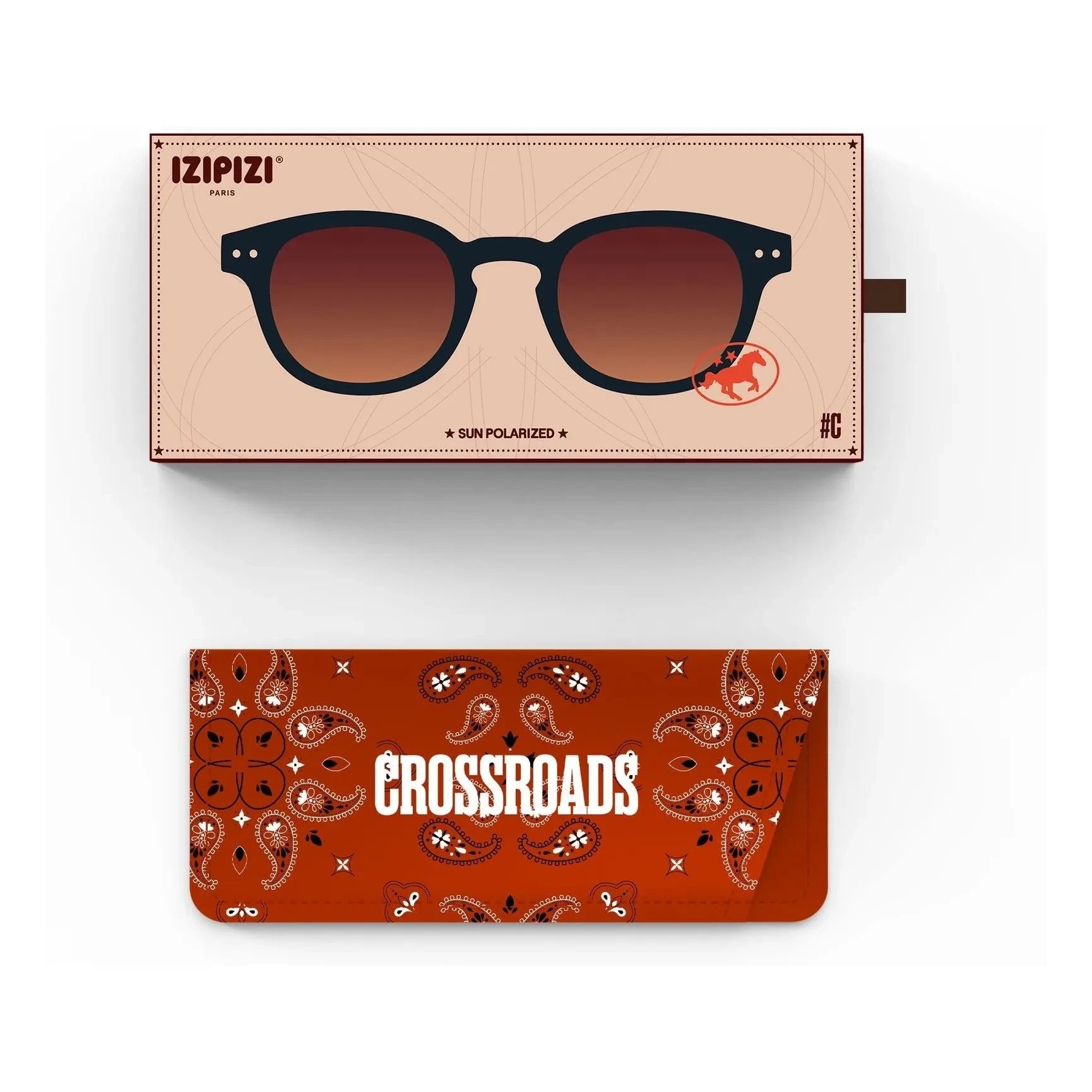 IZIPIZI - Polarized Sunglasses #C | Bright black